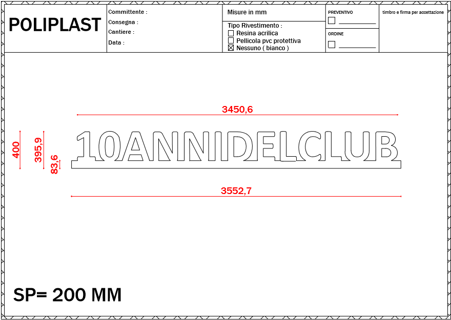 file esecutivo 10 anni del club