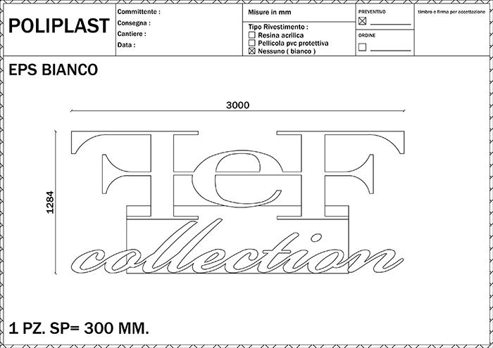 fef collection DISEGNO ESECUTIVO