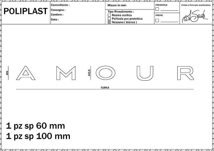 file esecutivo amour firmato